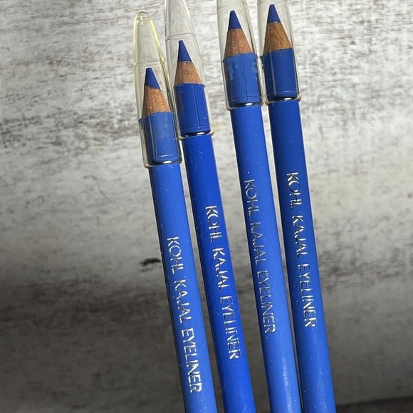VTG Lot of 4 Jordana Kohl Kajal Eyeliner Pencil .044Oz Matte ELECTRIC BLUE New - Picture 11 of 12